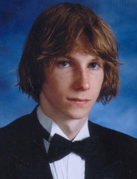 Photo of Jonathan from his High School Senior year