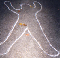 chalk body outline